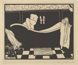 Das Bad (Le Bain), 1894 von Felix Edouard Vallotton
