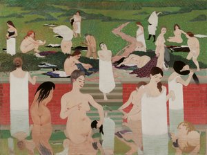 Das Bad: Sommerabend Le bain au soir d