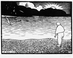 Der schöne Abend, 1892 von Felix Edouard Vallotton
