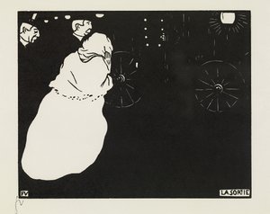 Die Abreise, 1895 von Felix Edouard Vallotton