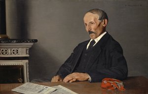 Der alte Concierge, 1893 von Felix Edouard Vallotton