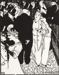 Der Fremde, 1894 von Felix Edouard Vallotton