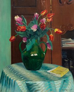 Rosa und rote Tulpen, 1912