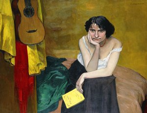 Frau und Gitarre; Femme et Guitare, 1913