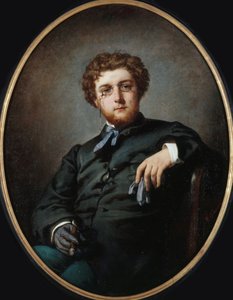 Porträt des Komponisten Georges Bizet 1838-1875, ca. 1865