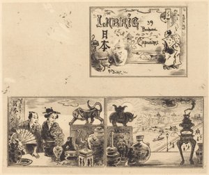 Adresse de Labric, 1876 von Felix Hilaire Buhot