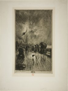 Landung in England von Felix Hilaire Buhot