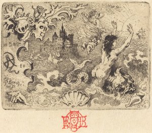Jacques Cazottes Le Diable amoureux 2. Vignette, 1878 von Felix Hilaire Buhot