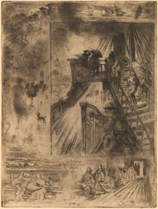 Die Überfahrt, 1879-1885 von Felix Hilaire Buhot