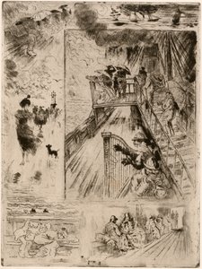 La Traversée Die Passage, 1879-1885 von Felix Hilaire Buhot