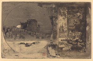 Das Schloss der Eulen von Felix Hilaire Buhot