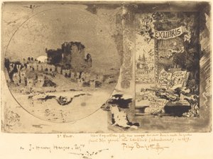 Le Château des hiboux von Felix Hilaire Buhot