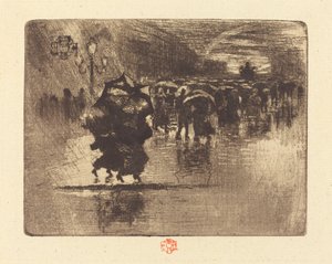 Le Petit Enterrement (Das Begräbnis - Kleine Platte) von Felix Hilaire Buhot