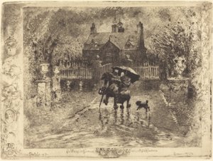 Landnachbarn, 1879-1880 von Felix Hilaire Buhot
