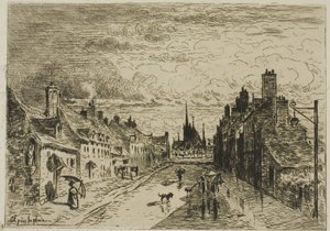 Meine kleine Stadt von Felix Hilaire Buhot