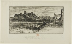 Die großen strohgedeckten Hütten