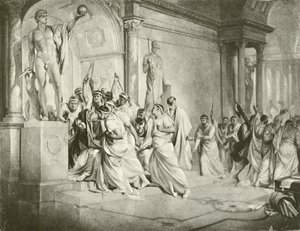 Julius Caesar. Akt III-Szene I von Felix Octavius Carr Darley