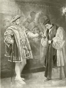 König Heinrich VIII. Akt V, Szene I von Felix Octavius Carr Darley
