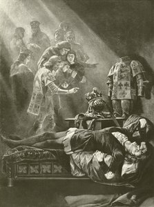 König Richard III. Akt V, Szene III von Felix Octavius Carr Darley