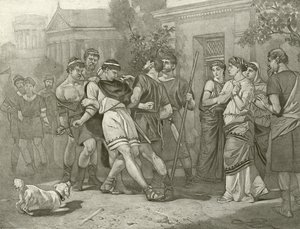 Die Komödie der Irrungen. Akt IV, Szene IV von Felix Octavius Carr Darley