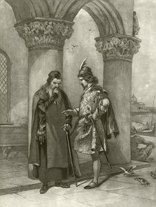 Der Kaufmann von Venedig. Akt I, Szene III von Felix Octavius Carr Darley