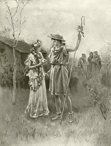 Wintermärchen. Akt IV, Szene III von Felix Octavius Carr Darley