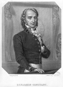 Henri Benjamin Constant de Rebecque (1767-1830) an der Tribüne