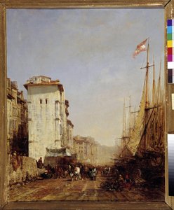 Hafen von Marseille von Félix Ziem