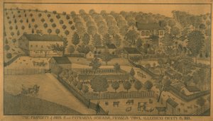 Das Eigentum von John P. und Catharina Schuring, Franklin Town, Allegheny County, Pennsylvania von Ferdinand A. Brader