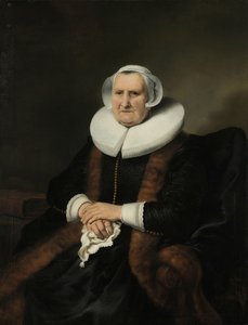 Porträt einer alten Dame, möglicherweise Elisabeth Bas
