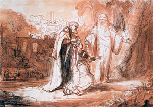 Ein Engel des Herrn erschien der Frau von Manoah ..., um 1636-1680