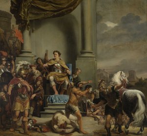 Konsul Titus Manlius Torquatus befiehlt die Enthauptung seines Sohnes, 1662-1664 von Ferdinand Bol
