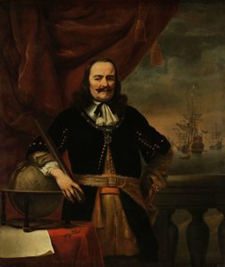 Porträt von Michiel Adriaenszoon de Ruyter (1607-1676), Vizeadmiral von Ferdinand Bol