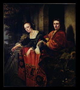 Porträt eines Ehemanns und einer Ehefrau, 1654 von Ferdinand Bol