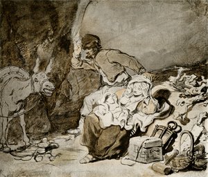 Ruhe auf der Flucht nach Ägypten