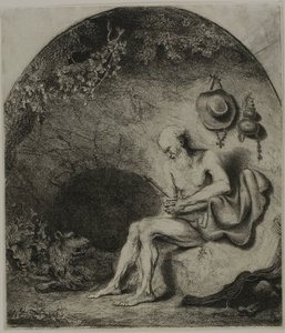 Heiliger Hieronymus in Buße von Ferdinand Bol