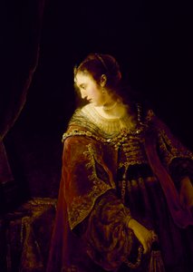 Frau an ihrem Frisiertisch, ca. 1645