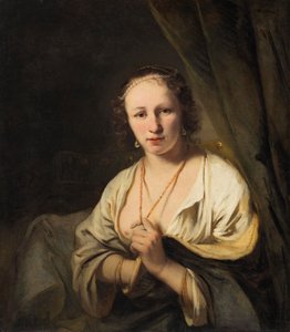 Frau mit Perlen im Haar, ca. 1653