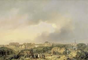Die Zitadelle von Antwerpen kurz nach der Belagerung vom 19. November bis 23. Dezember 1832 und der Kapitulation der niederländischen Garnison an die Franzosen von Ferdinand De Braekeleer (I)