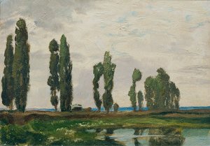 Táborsko (aus der Mappe „16 Ansichten tschechischer Landschaften 
