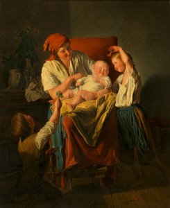 Mutterglück von Ferdinand Georg Waldmüller