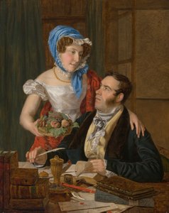 Der Kartograph Professor Josef Jüttner und seine Frau
