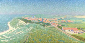 Ansicht von Zoutelande auf der Insel Walcheren von Ferdinand Hart Nibbrig (signed by artist)