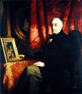 Porträt des Kunstsammlers Nicolaus Hudtwalcker, 1852