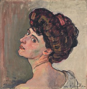 La Parisienne. Porträt von Valentine Godé-Darel 1873-1915, 1909 von Ferdinand Hodler
