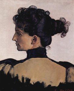 Porträt von Berthe Jacques, der Frau des Künstlers