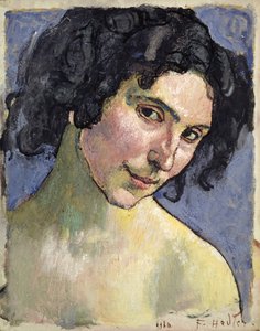 Porträt des Modells Giulia Leonardi, 1910 von Ferdinand Hodler
