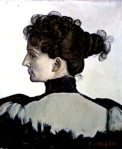 Die Frau des Künstlers von Ferdinand Hodler
