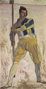 Krieger mit Hellebarde, ca. 1898