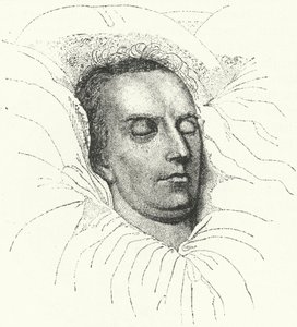 Der deutsche Dichter und Dramatiker Friedrich Schiller auf seinem Sterbebett von Ferdinand Jagemann